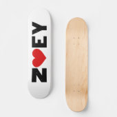 Zoey Love Skateboard (Recto)