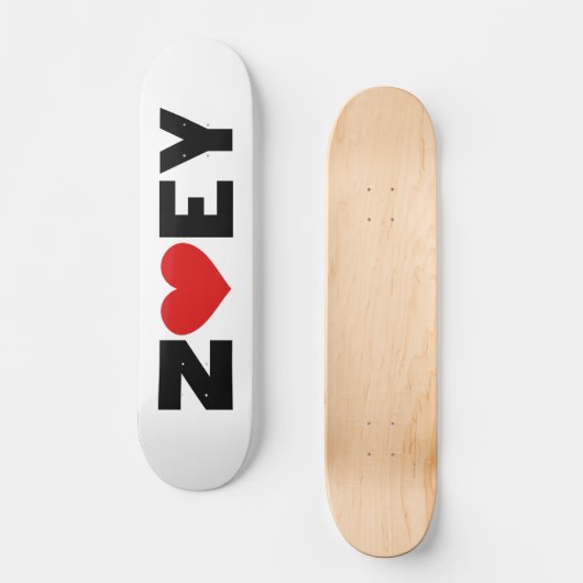 Zoey Love Skateboard (Recto)