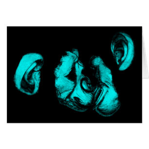 zogende chimps : neon turquoise