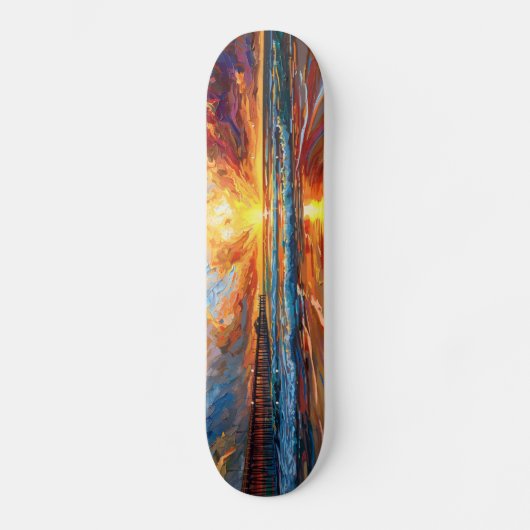Zogenoemd Sunset Shred Deck Skateboard (Voorkant)