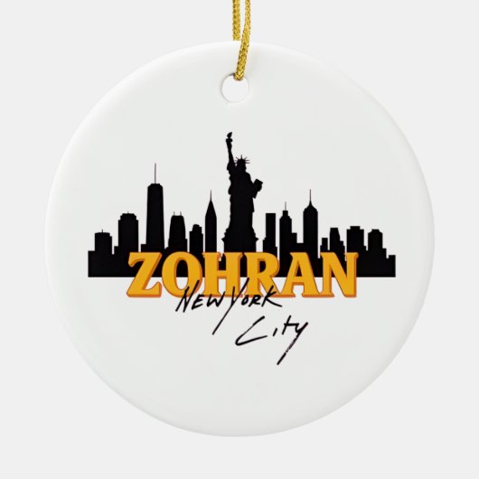 Zohran Mamdani for Mayor NYC Democratic Keramisch Ornament (Voorkant)