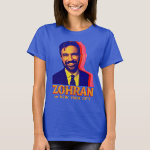 Zohran Mamdani T-shirt Stem Zohran voor Burgemeest
