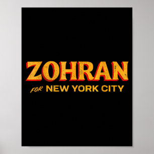Zohran Mamdani Voor Nyc Burgemeester Grappig Cool Poster