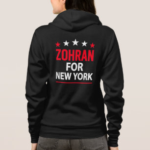 Zohran voor New York – Moedige Politieke Steun Hoodie