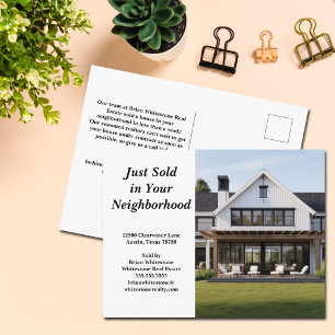 Zojuist verkocht vastgoedbedrijf Custom House Foto Briefkaart