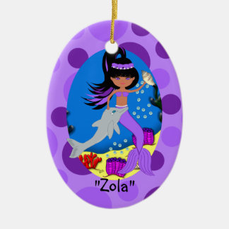 Zola Paarse Mermaid Ornament