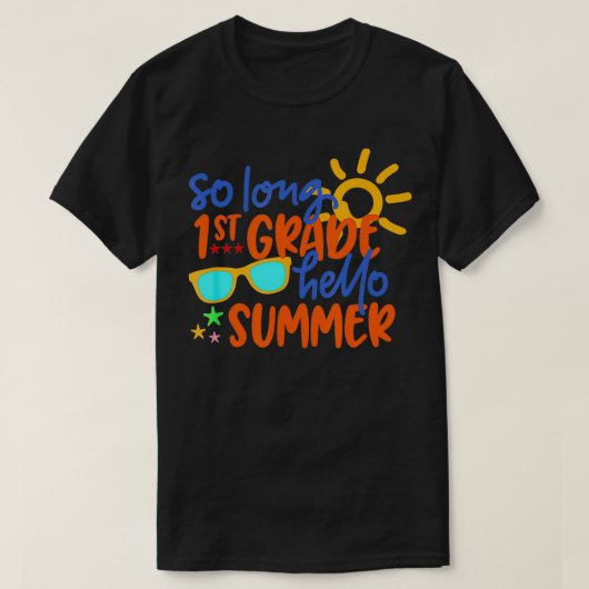 ZOLANG 1 GRADE HALLO SUMMER Leerleraar Kind T-shirt (Design voorkant)