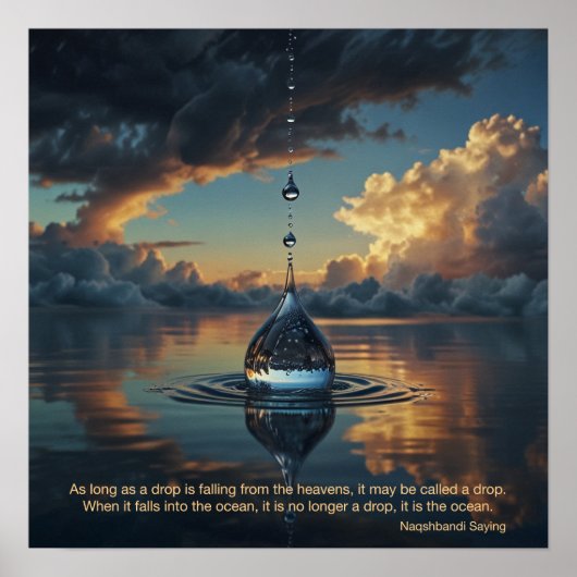 Zolang er een druppel uit de hemel valt... poster (Voorkant)