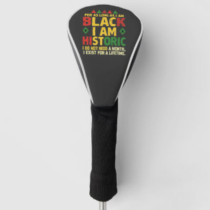 Zolang ik zwart ben, ben ik historisch golfheadcover