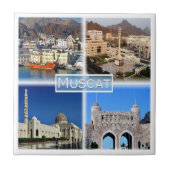 zOM003 MUSCAT Central Business District, Tegeltje (Voorkant)
