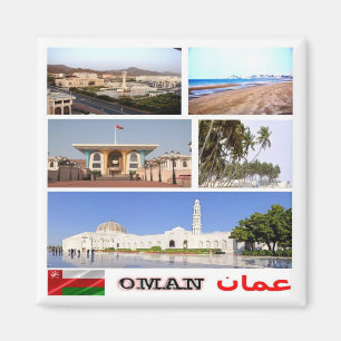 zOM006 i love OMAN mosaic, Asia, Fridge Magneet