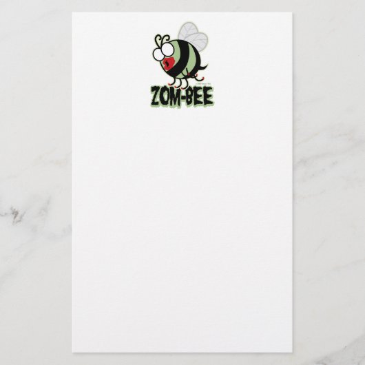 Zom-Bee Briefpapier (Voorkant)