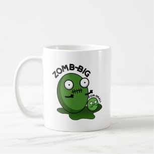 Zom-big Zom-small Funny Halloween Zombie Pun Koffiemok