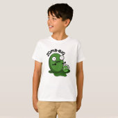 Zom-big Zom-small Funny Halloween Zombie Pun T-shirt (Voorkant volledig)