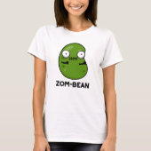 Zom-boon Funny Halloween Zombie Bean Pun T-shirt (Voorkant)