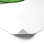 Zom-ras Funny Halloween Zombie Breed Pun Poster (Hoek)