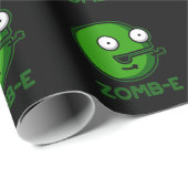 Zomb-E Grappig Halloween Zombie Alfabet Pun Cadeaupapier (Rol Hoek)