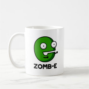 Zomb-E Grappig Halloween Zombie Alfabet Pun Koffiemok