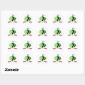 ZomBee Ronde Sticker (Vel)