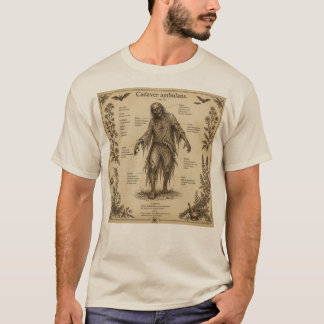 Zombianatomie uit het verleden t-shirt