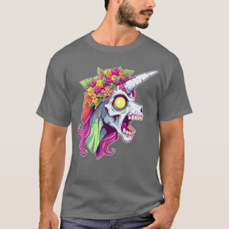 Zombicorn Unicorn Halloween T-shirt