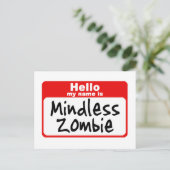 zombie2 briefkaart (Staand voorkant)