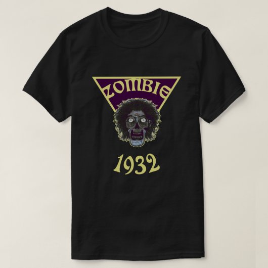 ZOMBIE 1932 Paarse geel T-shirt (Design voorkant)