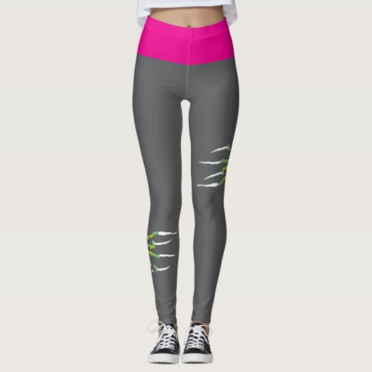 Zombie aanval! verscheurd leggings (Voorkant)
