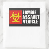 Zombie Aanval Voertuig Sticker (Tas)