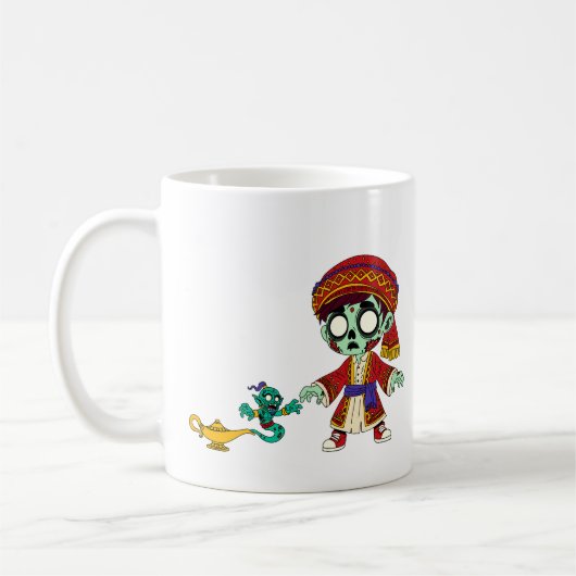 Zombie Aladdin & Zombie Geest Koffiemok (Links)