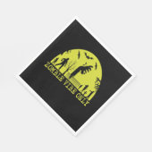 Zombie alleen papier servet (Hoek)