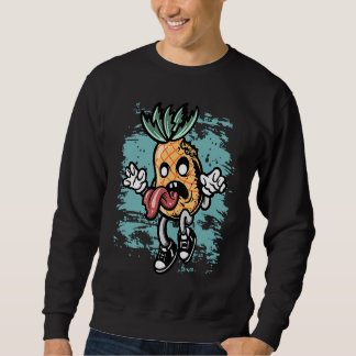 Zombie Ananas Grafische Zombie Halloween Kostuum Trui