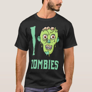 Zombie Apocalyps Ik Hart Zombies T-shirt