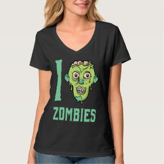 Zombie Apocalyps Ik Hart Zombies T-shirt