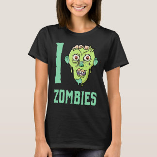 Zombie Apocalyps Ik Hart Zombies T-shirt