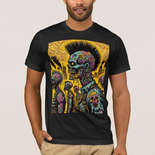 Zombie Apocalyps: T-shirt (Voorkant)