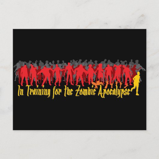 Zombie Apocalypse Briefkaart (Voorkant)