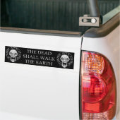 Zombie Apocalypse Bumpersticker (Op Truck)
