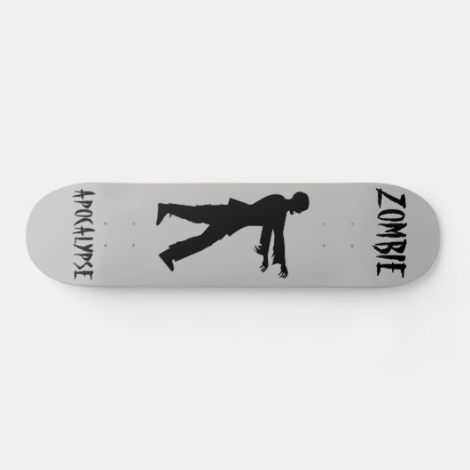 ZOMBIE APOCALYPSE FUNNY Skateboard deck (Horz)