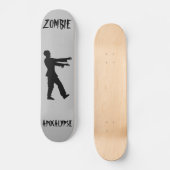 ZOMBIE APOCALYPSE FUNNY Skateboard-dek Skateboard (Voorkant)