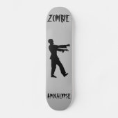 ZOMBIE APOCALYPSE FUNNY Skateboard-dek Skateboard (Voorkant)