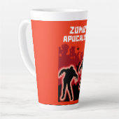 Zombie Apocalypse geschenken Latte Mok (Linkerhoek)