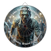 Zombie Apocalypse griezelig grappig Dartbord (Voorkant)