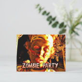 Zombie Apocalypse Halloween Party Invitation (Debout devant)