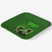 Zombie Apocalypse Kinder Papieren Bordje (Gebogen)