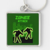 Zombie Apocalypse Kinder Sleutelhanger (Voorkant)