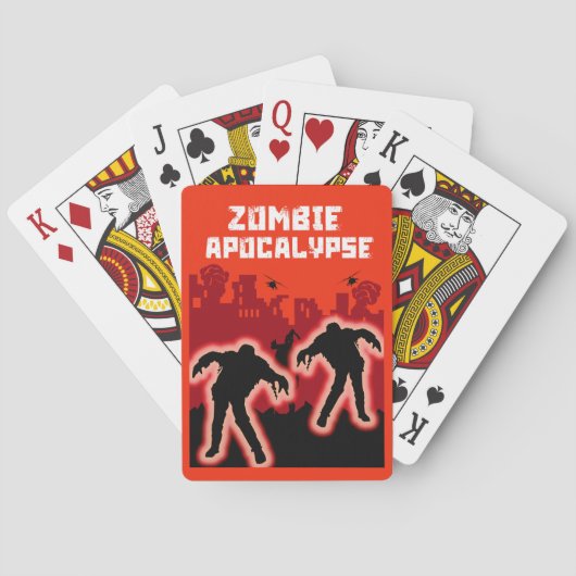 Zombie Apocalypse Pokerkaarten (Achterkant)