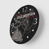 Zombie Apocalypse: Sole Survivor Wall klok (Hoek)