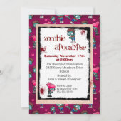 Zombie Apocalypse Thème Anniversaire Invitation de (Dos)