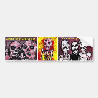 Zombie Art Stickers van jack larson